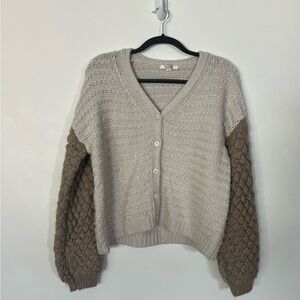 Splendid- Maria Bobble Cardigan-Size Small